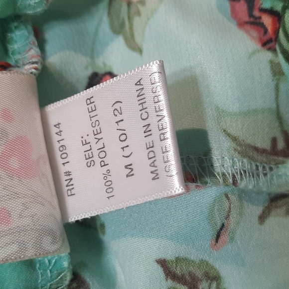 Girls 2pc Matching Set - Eyelet/Floral Print - Size: 8-12 - Picture 12 of 12